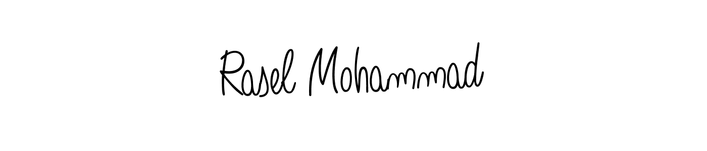 Make a beautiful signature design for name Rasel Mohammad. With this signature (Angelique-Rose-font-FFP) style, you can create a handwritten signature for free. Rasel Mohammad signature style 5 images and pictures png