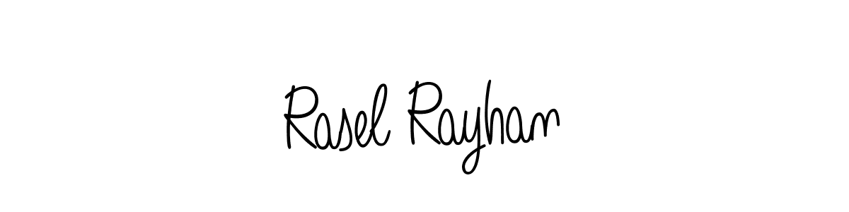 Also we have Rasel Rayhan name is the best signature style. Create professional handwritten signature collection using Angelique-Rose-font-FFP autograph style. Rasel Rayhan signature style 5 images and pictures png