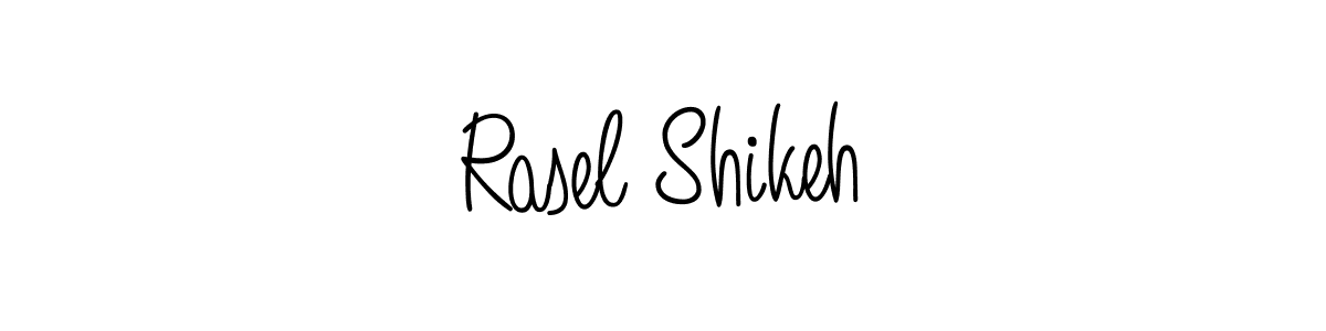 Create a beautiful signature design for name Rasel Shikeh. With this signature (Angelique-Rose-font-FFP) fonts, you can make a handwritten signature for free. Rasel Shikeh signature style 5 images and pictures png