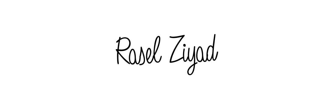 Also we have Rasel Ziyad name is the best signature style. Create professional handwritten signature collection using Angelique-Rose-font-FFP autograph style. Rasel Ziyad signature style 5 images and pictures png