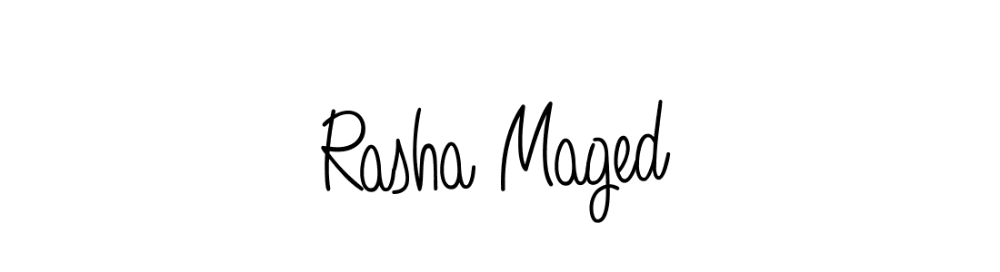 Similarly Angelique-Rose-font-FFP is the best handwritten signature design. Signature creator online .You can use it as an online autograph creator for name Rasha Maged. Rasha Maged signature style 5 images and pictures png