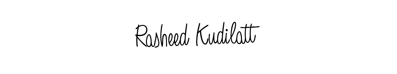 Make a short Rasheed Kudilatt signature style. Manage your documents anywhere anytime using Angelique-Rose-font-FFP. Create and add eSignatures, submit forms, share and send files easily. Rasheed Kudilatt signature style 5 images and pictures png