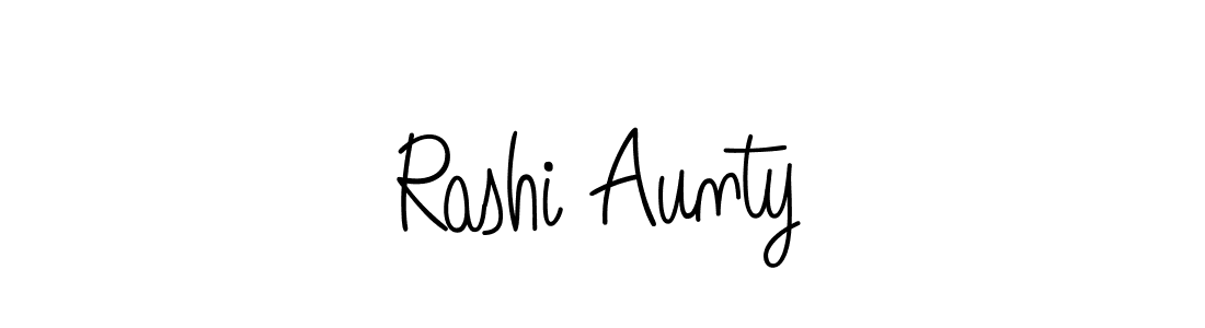 if you are searching for the best signature style for your name Rashi Aunty. so please give up your signature search. here we have designed multiple signature styles  using Angelique-Rose-font-FFP. Rashi Aunty signature style 5 images and pictures png