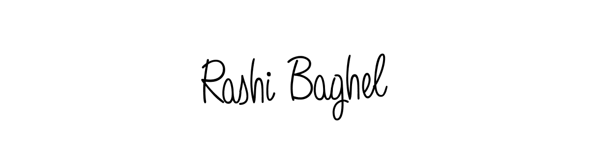Design your own signature with our free online signature maker. With this signature software, you can create a handwritten (Angelique-Rose-font-FFP) signature for name Rashi Baghel. Rashi Baghel signature style 5 images and pictures png