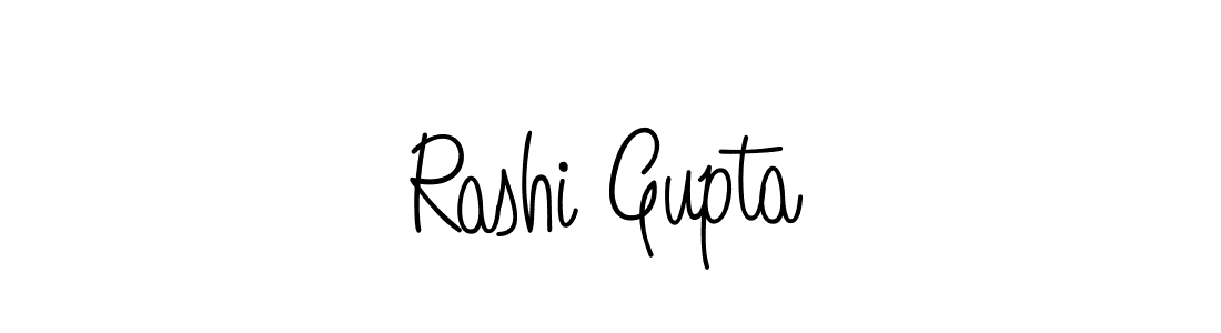 How to make Rashi Gupta name signature. Use Angelique-Rose-font-FFP style for creating short signs online. This is the latest handwritten sign. Rashi Gupta signature style 5 images and pictures png