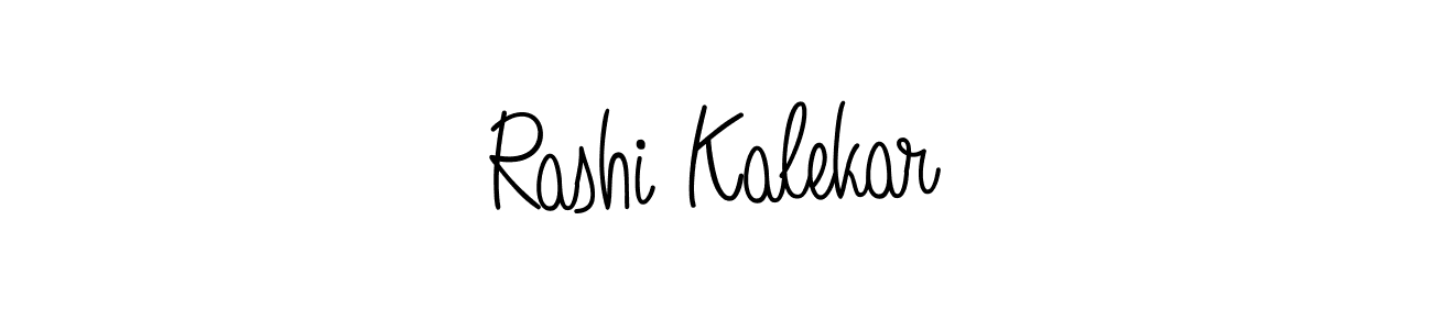 How to make Rashi Kalekar name signature. Use Angelique-Rose-font-FFP style for creating short signs online. This is the latest handwritten sign. Rashi Kalekar signature style 5 images and pictures png