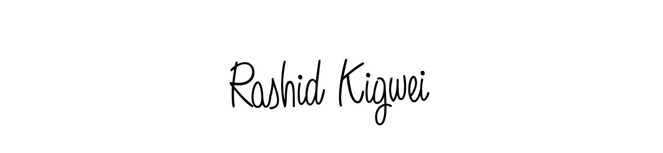 Make a short Rashid Kigwei signature style. Manage your documents anywhere anytime using Angelique-Rose-font-FFP. Create and add eSignatures, submit forms, share and send files easily. Rashid Kigwei signature style 5 images and pictures png