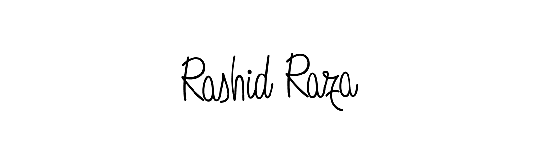 Make a beautiful signature design for name Rashid Raza. Use this online signature maker to create a handwritten signature for free. Rashid Raza signature style 5 images and pictures png