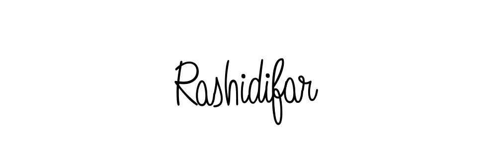 How to make Rashidifar signature? Angelique-Rose-font-FFP is a professional autograph style. Create handwritten signature for Rashidifar name. Rashidifar signature style 5 images and pictures png