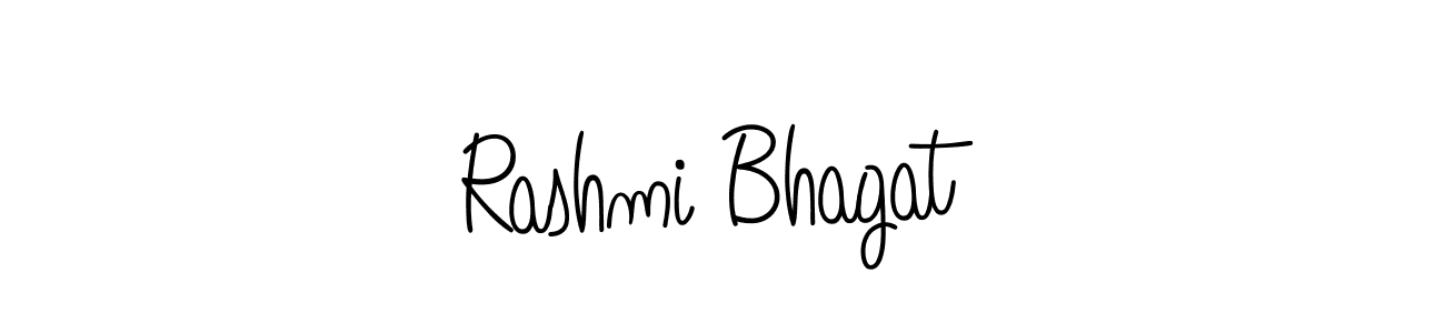 Rashmi Bhagat stylish signature style. Best Handwritten Sign (Angelique-Rose-font-FFP) for my name. Handwritten Signature Collection Ideas for my name Rashmi Bhagat. Rashmi Bhagat signature style 5 images and pictures png