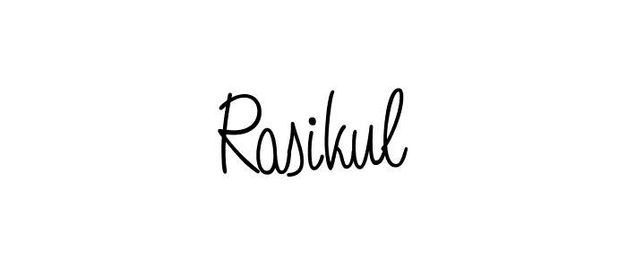 How to Draw Rasikul signature style? Angelique-Rose-font-FFP is a latest design signature styles for name Rasikul. Rasikul signature style 5 images and pictures png