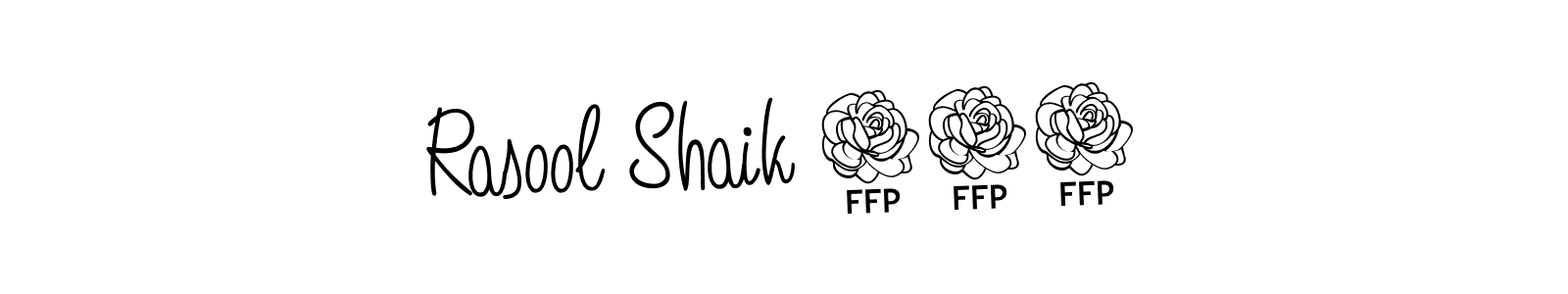 Also You can easily find your signature by using the search form. We will create Rasool Shaik 199 name handwritten signature images for you free of cost using Angelique-Rose-font-FFP sign style. Rasool Shaik 199 signature style 5 images and pictures png