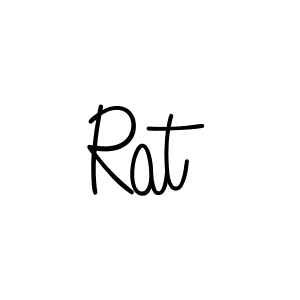 How to make Rat name signature. Use Angelique-Rose-font-FFP style for creating short signs online. This is the latest handwritten sign. Rat signature style 5 images and pictures png