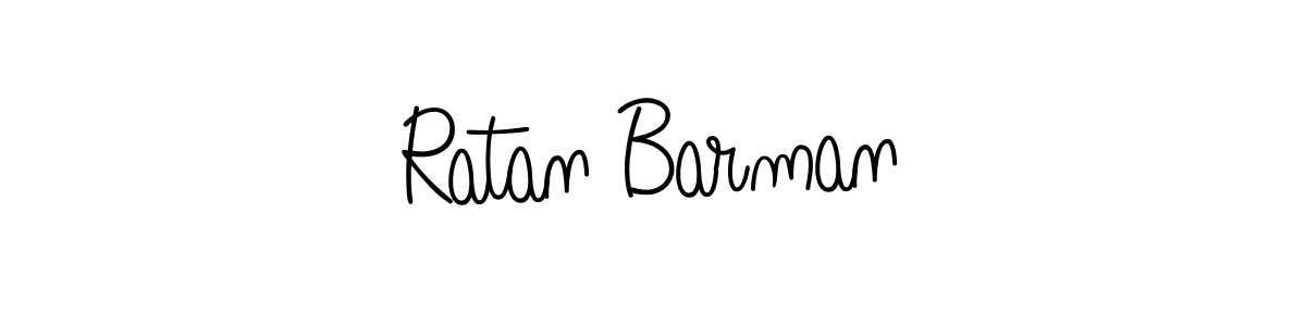 Use a signature maker to create a handwritten signature online. With this signature software, you can design (Angelique-Rose-font-FFP) your own signature for name Ratan Barman. Ratan Barman signature style 5 images and pictures png