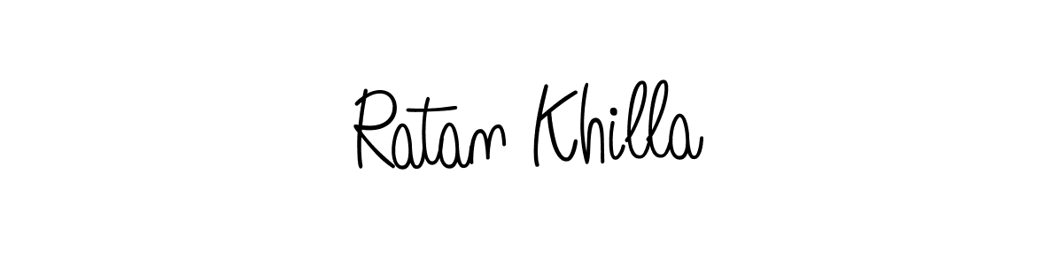 The best way (Angelique-Rose-font-FFP) to make a short signature is to pick only two or three words in your name. The name Ratan Khilla include a total of six letters. For converting this name. Ratan Khilla signature style 5 images and pictures png