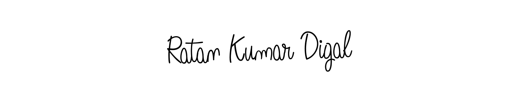 Create a beautiful signature design for name Ratan Kumar Digal. With this signature (Angelique-Rose-font-FFP) fonts, you can make a handwritten signature for free. Ratan Kumar Digal signature style 5 images and pictures png