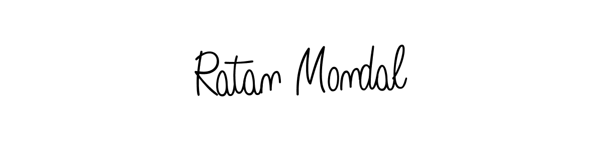 How to make Ratan Mondal signature? Angelique-Rose-font-FFP is a professional autograph style. Create handwritten signature for Ratan Mondal name. Ratan Mondal signature style 5 images and pictures png