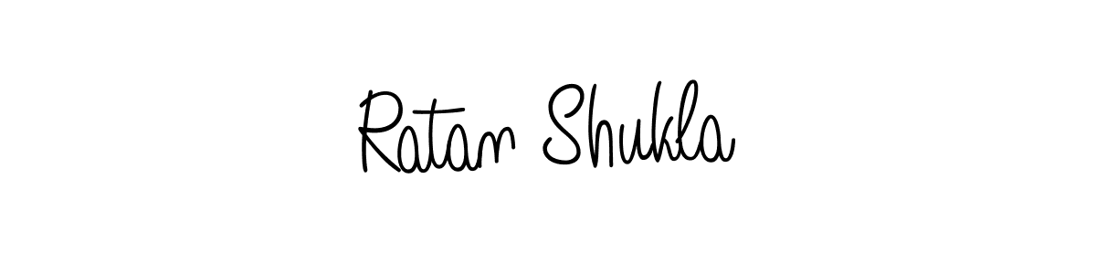 Use a signature maker to create a handwritten signature online. With this signature software, you can design (Angelique-Rose-font-FFP) your own signature for name Ratan Shukla. Ratan Shukla signature style 5 images and pictures png