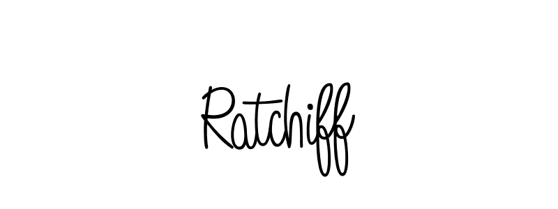 Ratchiff stylish signature style. Best Handwritten Sign (Angelique-Rose-font-FFP) for my name. Handwritten Signature Collection Ideas for my name Ratchiff. Ratchiff signature style 5 images and pictures png