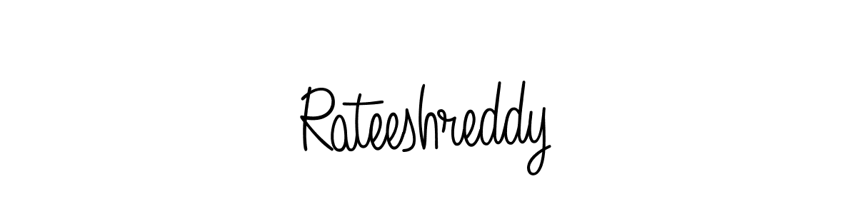 Make a beautiful signature design for name Rateeshreddy. With this signature (Angelique-Rose-font-FFP) style, you can create a handwritten signature for free. Rateeshreddy signature style 5 images and pictures png