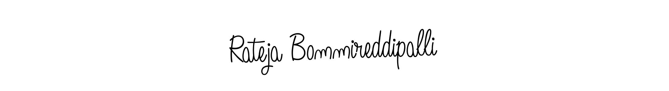 It looks lik you need a new signature style for name Rateja Bommireddipalli. Design unique handwritten (Angelique-Rose-font-FFP) signature with our free signature maker in just a few clicks. Rateja Bommireddipalli signature style 5 images and pictures png