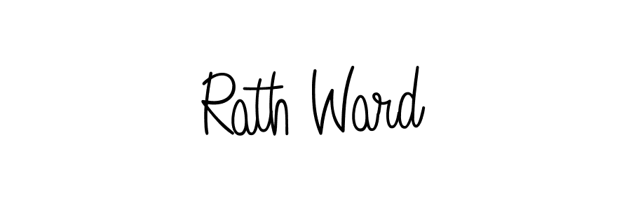 You should practise on your own different ways (Angelique-Rose-font-FFP) to write your name (Rath Ward) in signature. don't let someone else do it for you. Rath Ward signature style 5 images and pictures png