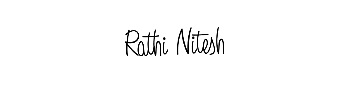 How to make Rathi Nitesh signature? Angelique-Rose-font-FFP is a professional autograph style. Create handwritten signature for Rathi Nitesh name. Rathi Nitesh signature style 5 images and pictures png