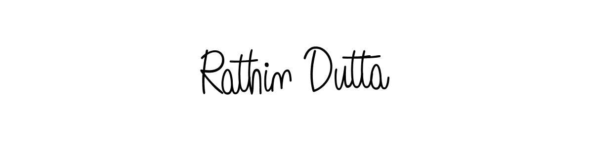 Use a signature maker to create a handwritten signature online. With this signature software, you can design (Angelique-Rose-font-FFP) your own signature for name Rathin Dutta. Rathin Dutta signature style 5 images and pictures png