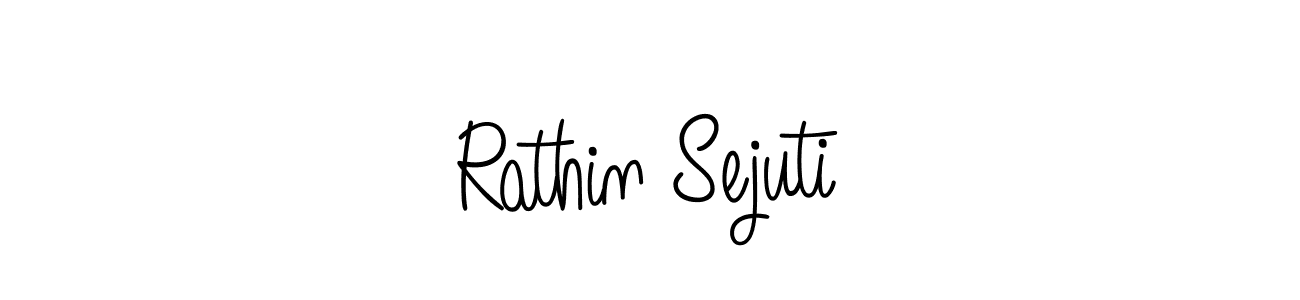 Rathin Sejuti stylish signature style. Best Handwritten Sign (Angelique-Rose-font-FFP) for my name. Handwritten Signature Collection Ideas for my name Rathin Sejuti. Rathin Sejuti signature style 5 images and pictures png