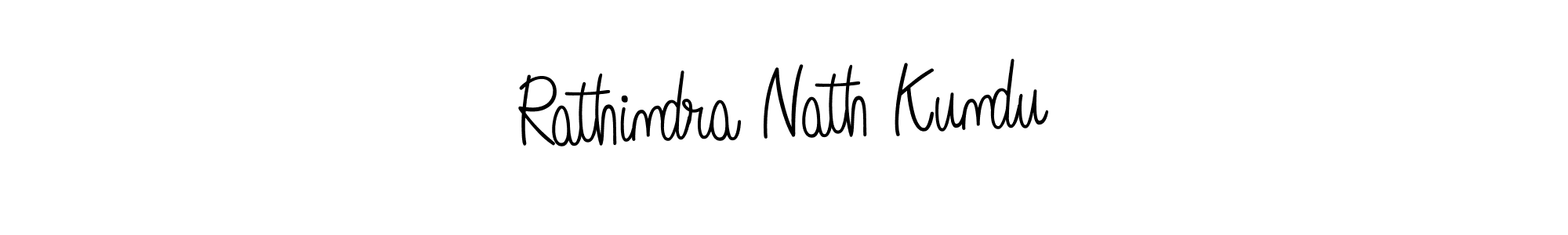 How to make Rathindra Nath Kundu name signature. Use Angelique-Rose-font-FFP style for creating short signs online. This is the latest handwritten sign. Rathindra Nath Kundu signature style 5 images and pictures png