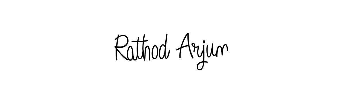 You can use this online signature creator to create a handwritten signature for the name Rathod Arjun. This is the best online autograph maker. Rathod Arjun signature style 5 images and pictures png