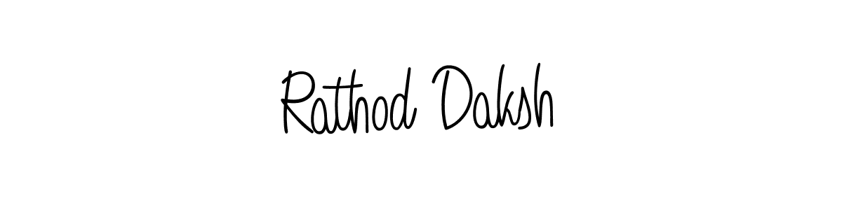 You can use this online signature creator to create a handwritten signature for the name Rathod Daksh. This is the best online autograph maker. Rathod Daksh signature style 5 images and pictures png