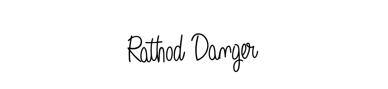 How to make Rathod Danger signature? Angelique-Rose-font-FFP is a professional autograph style. Create handwritten signature for Rathod Danger name. Rathod Danger signature style 5 images and pictures png