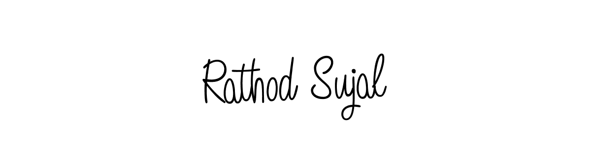 How to Draw Rathod Sujal signature style? Angelique-Rose-font-FFP is a latest design signature styles for name Rathod Sujal. Rathod Sujal signature style 5 images and pictures png