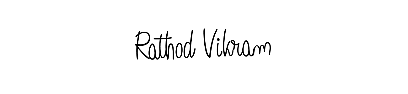 Make a short Rathod Vikram signature style. Manage your documents anywhere anytime using Angelique-Rose-font-FFP. Create and add eSignatures, submit forms, share and send files easily. Rathod Vikram signature style 5 images and pictures png
