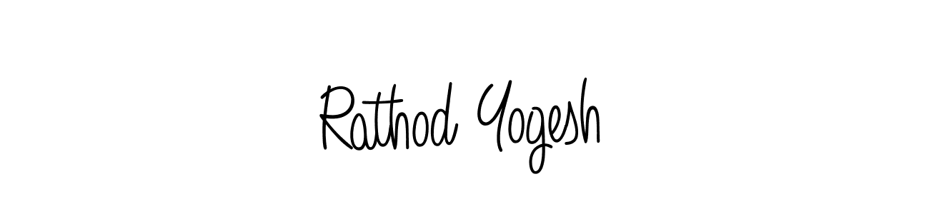 How to make Rathod Yogesh signature? Angelique-Rose-font-FFP is a professional autograph style. Create handwritten signature for Rathod Yogesh name. Rathod Yogesh signature style 5 images and pictures png