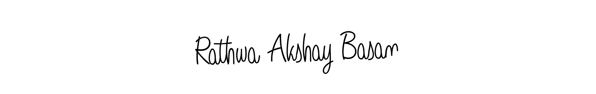 Make a short Rathwa Akshay Basan signature style. Manage your documents anywhere anytime using Angelique-Rose-font-FFP. Create and add eSignatures, submit forms, share and send files easily. Rathwa Akshay Basan signature style 5 images and pictures png