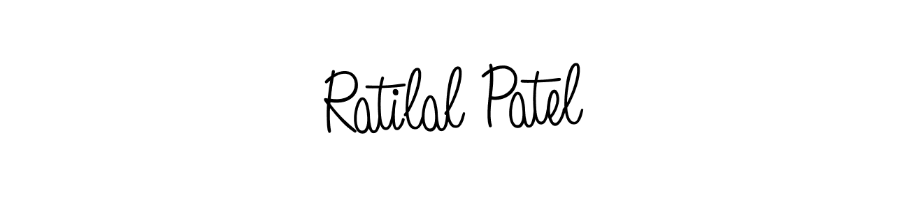 Make a beautiful signature design for name Ratilal Patel. With this signature (Angelique-Rose-font-FFP) style, you can create a handwritten signature for free. Ratilal Patel signature style 5 images and pictures png