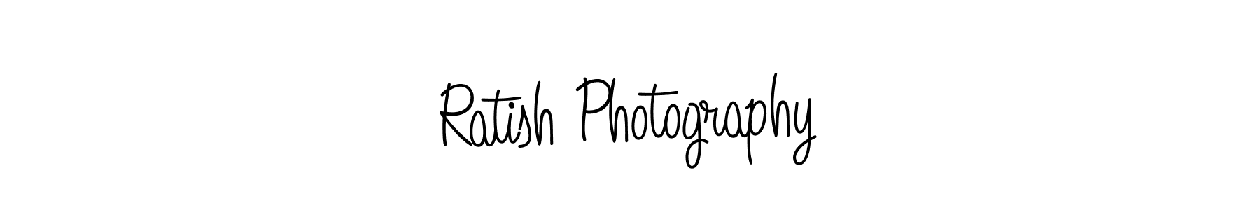 Use a signature maker to create a handwritten signature online. With this signature software, you can design (Angelique-Rose-font-FFP) your own signature for name Ratish Photography. Ratish Photography signature style 5 images and pictures png