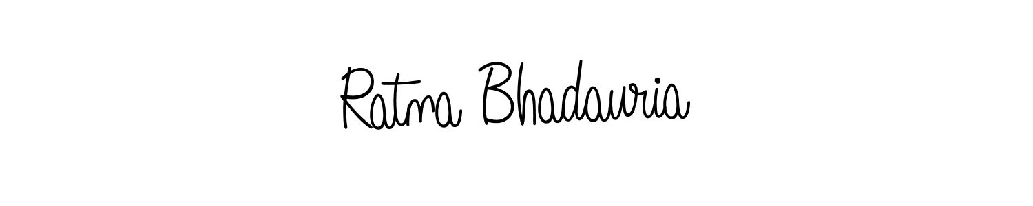 You can use this online signature creator to create a handwritten signature for the name Ratna Bhadauria. This is the best online autograph maker. Ratna Bhadauria signature style 5 images and pictures png