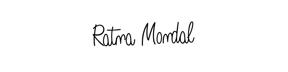 Make a short Ratna Mondal signature style. Manage your documents anywhere anytime using Angelique-Rose-font-FFP. Create and add eSignatures, submit forms, share and send files easily. Ratna Mondal signature style 5 images and pictures png