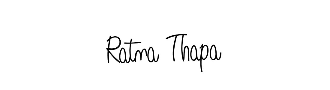 Ratna Thapa stylish signature style. Best Handwritten Sign (Angelique-Rose-font-FFP) for my name. Handwritten Signature Collection Ideas for my name Ratna Thapa. Ratna Thapa signature style 5 images and pictures png