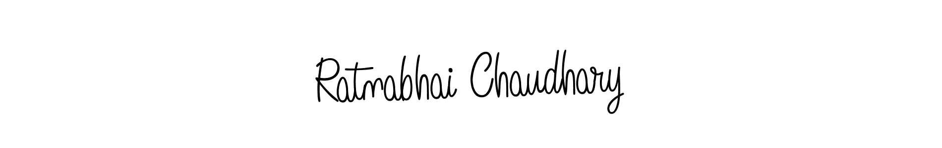 Ratnabhai Chaudhary stylish signature style. Best Handwritten Sign (Angelique-Rose-font-FFP) for my name. Handwritten Signature Collection Ideas for my name Ratnabhai Chaudhary. Ratnabhai Chaudhary signature style 5 images and pictures png