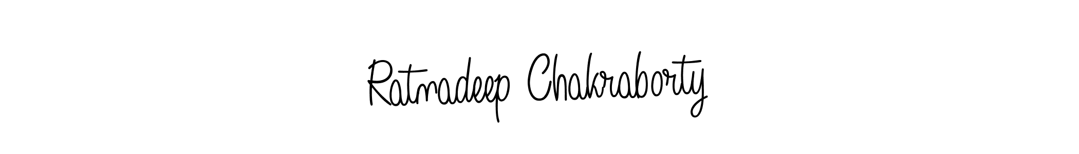 How to make Ratnadeep Chakraborty name signature. Use Angelique-Rose-font-FFP style for creating short signs online. This is the latest handwritten sign. Ratnadeep Chakraborty signature style 5 images and pictures png
