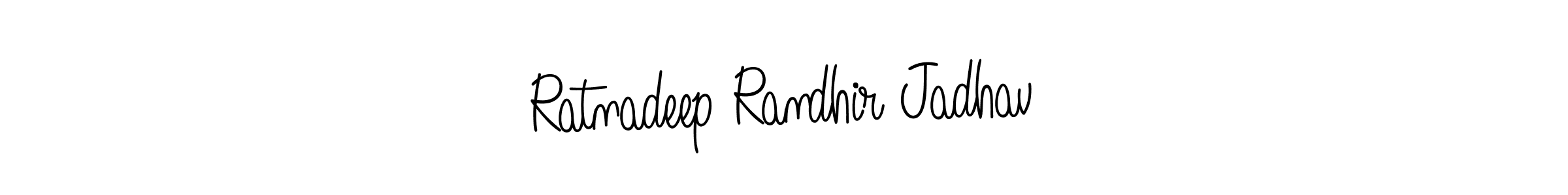 Use a signature maker to create a handwritten signature online. With this signature software, you can design (Angelique-Rose-font-FFP) your own signature for name Ratnadeep Randhir Jadhav. Ratnadeep Randhir Jadhav signature style 5 images and pictures png