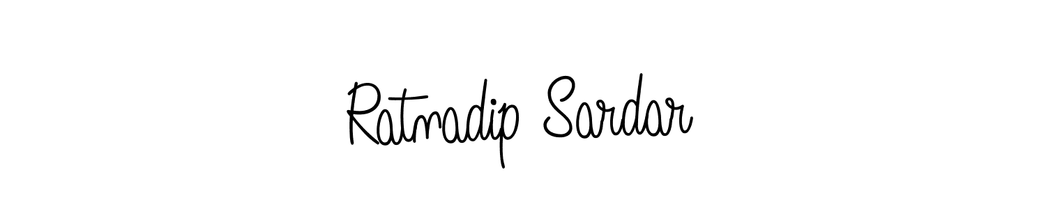 Ratnadip Sardar stylish signature style. Best Handwritten Sign (Angelique-Rose-font-FFP) for my name. Handwritten Signature Collection Ideas for my name Ratnadip Sardar. Ratnadip Sardar signature style 5 images and pictures png