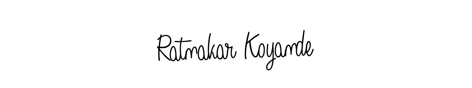 You can use this online signature creator to create a handwritten signature for the name Ratnakar Koyande. This is the best online autograph maker. Ratnakar Koyande signature style 5 images and pictures png