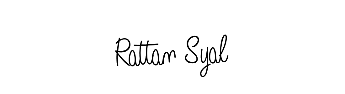 Make a beautiful signature design for name Rattan Syal. Use this online signature maker to create a handwritten signature for free. Rattan Syal signature style 5 images and pictures png