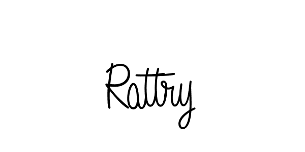 Rattry stylish signature style. Best Handwritten Sign (Angelique-Rose-font-FFP) for my name. Handwritten Signature Collection Ideas for my name Rattry. Rattry signature style 5 images and pictures png