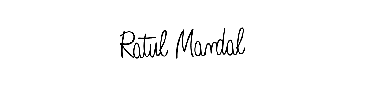 Angelique-Rose-font-FFP is a professional signature style that is perfect for those who want to add a touch of class to their signature. It is also a great choice for those who want to make their signature more unique. Get Ratul Mandal name to fancy signature for free. Ratul Mandal signature style 5 images and pictures png